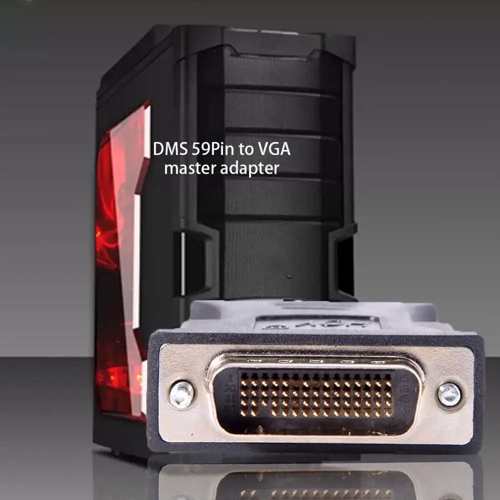 2021 NEW 1 to DMS-59 DMS59 59Pin DVI Male 1-Port VGA Female Video Y Splitter SHORT Cable PC MONITOR | Электроника