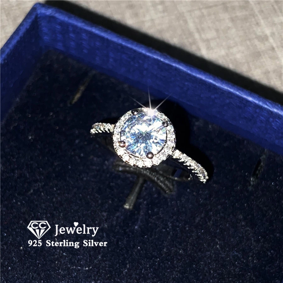 CC кольца для женщин сапоги с круглым носком и камень CZ Свадебные обручальные