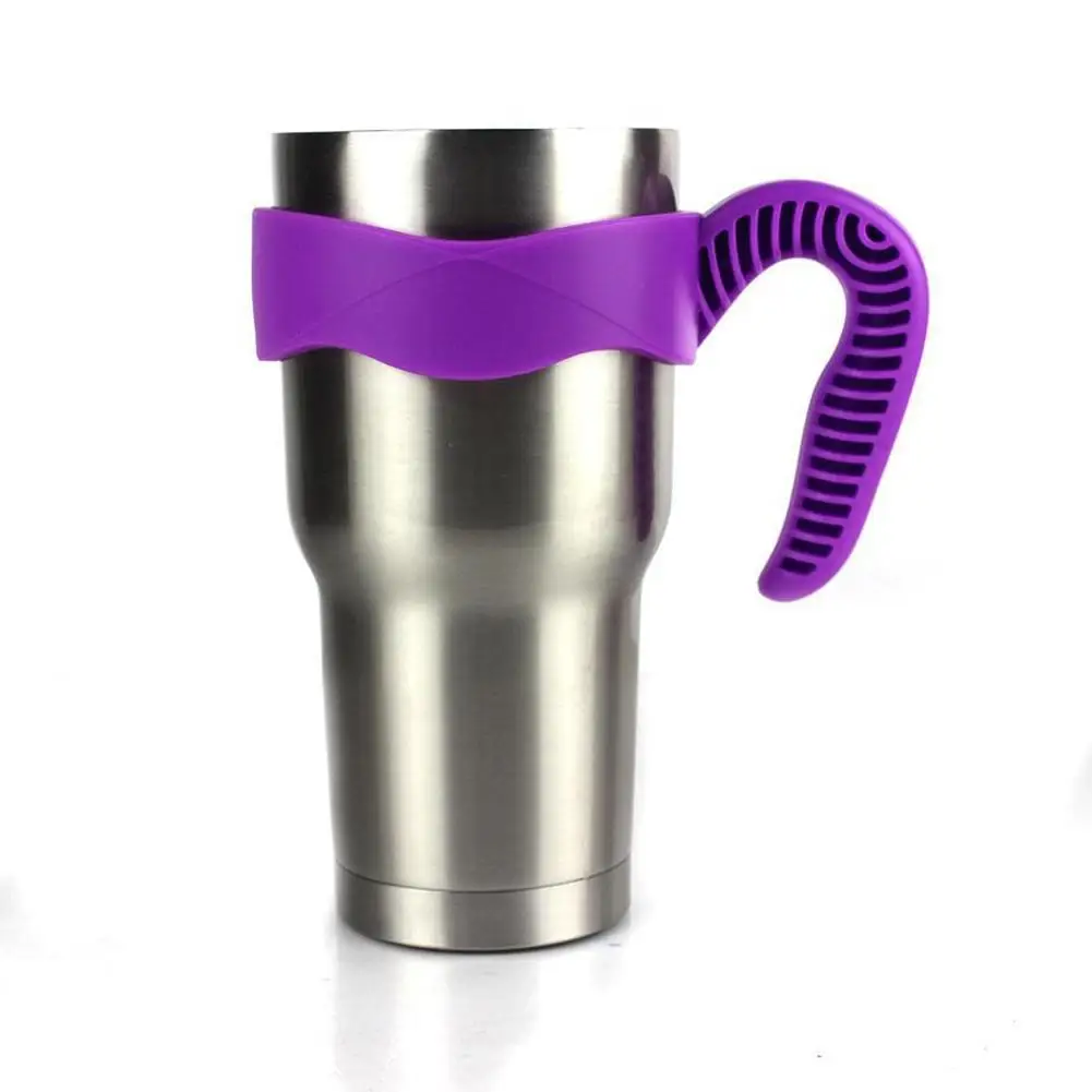 Анти-скольжения Пластик кружка ручка для 30 унций Тепловая изоляционная