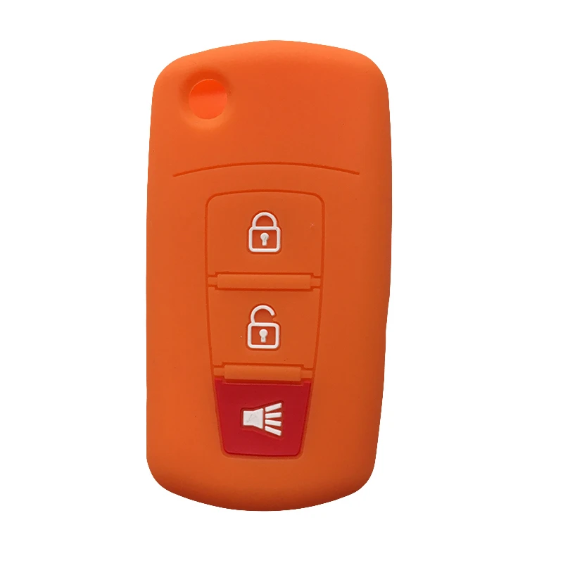 orange Флип-ключ для Proton Exora 3 кнопки корпус дистанционного ключа крышка FOB чехол для брелка сигнализация ключ крышка замок с ключом чехол для автомобиля - Название цвета: orange