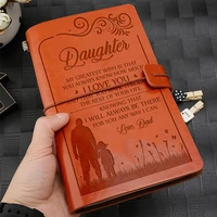 2022 selling vintage notebook leather journal personal diary faux cover travel sketch book for family christmas birthday gifts