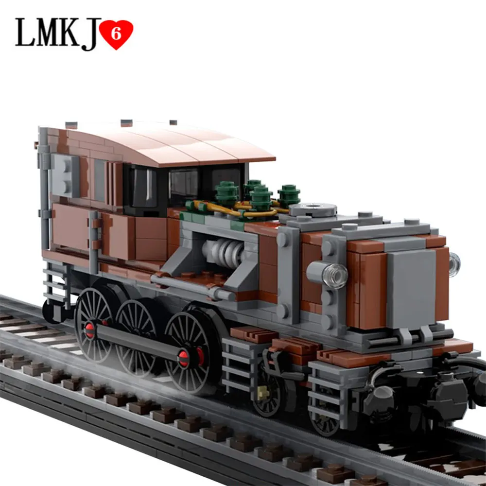

Crocodile Locomotive Diy Train Building Blocks Simulation Steam Train High-Tech Bricks Children Toys Kids Aldult Moc Gifts