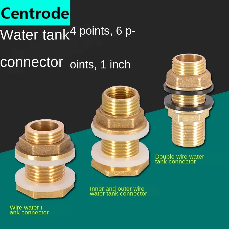 

1/2IN 3/4IN 1 inch double outer wire connector outer teeth stainless steel water inlet and outlet water pipe fittings