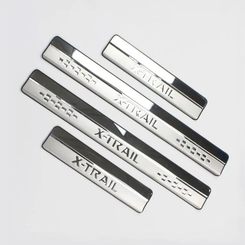 Защитная Накладка на порог автомобильной двери наклейки педали для Nissan X-Trail X Trail