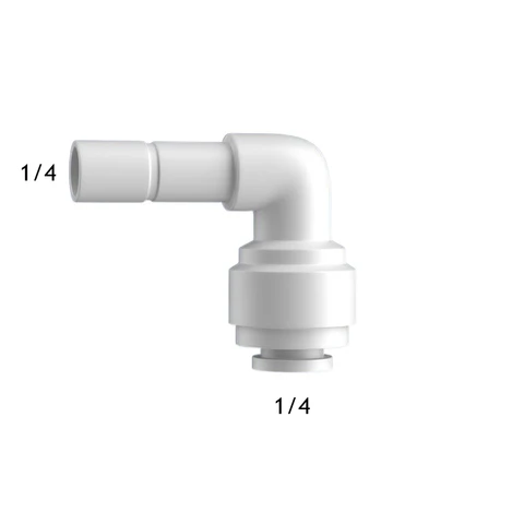 90 градусов коленчатый фитинг обратного осмоса, 15 типов, наружная и внутренняя резьба 1/4 3/8, шланг POM, полиэтиленовый соединитель трубы, фильтр, детали обратного осмоса