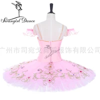 pink fairy ballerina tutu girls professional pancake tutu costume women platter performance ballet tutu BT9288B