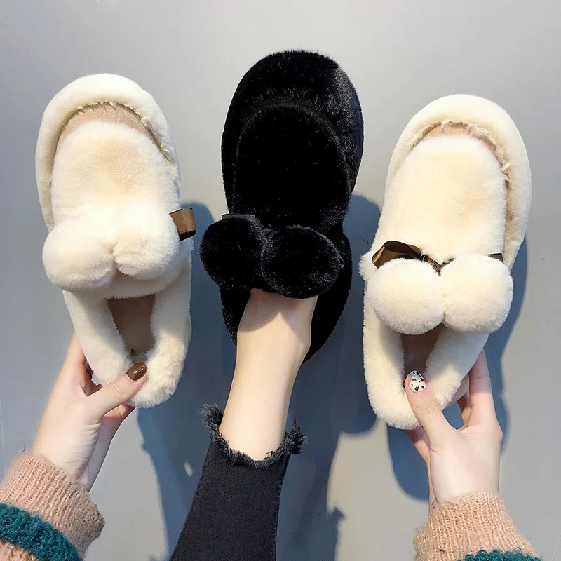 Ботильоны женские зимние теплые ботинки для снежной погоды на платформе женская