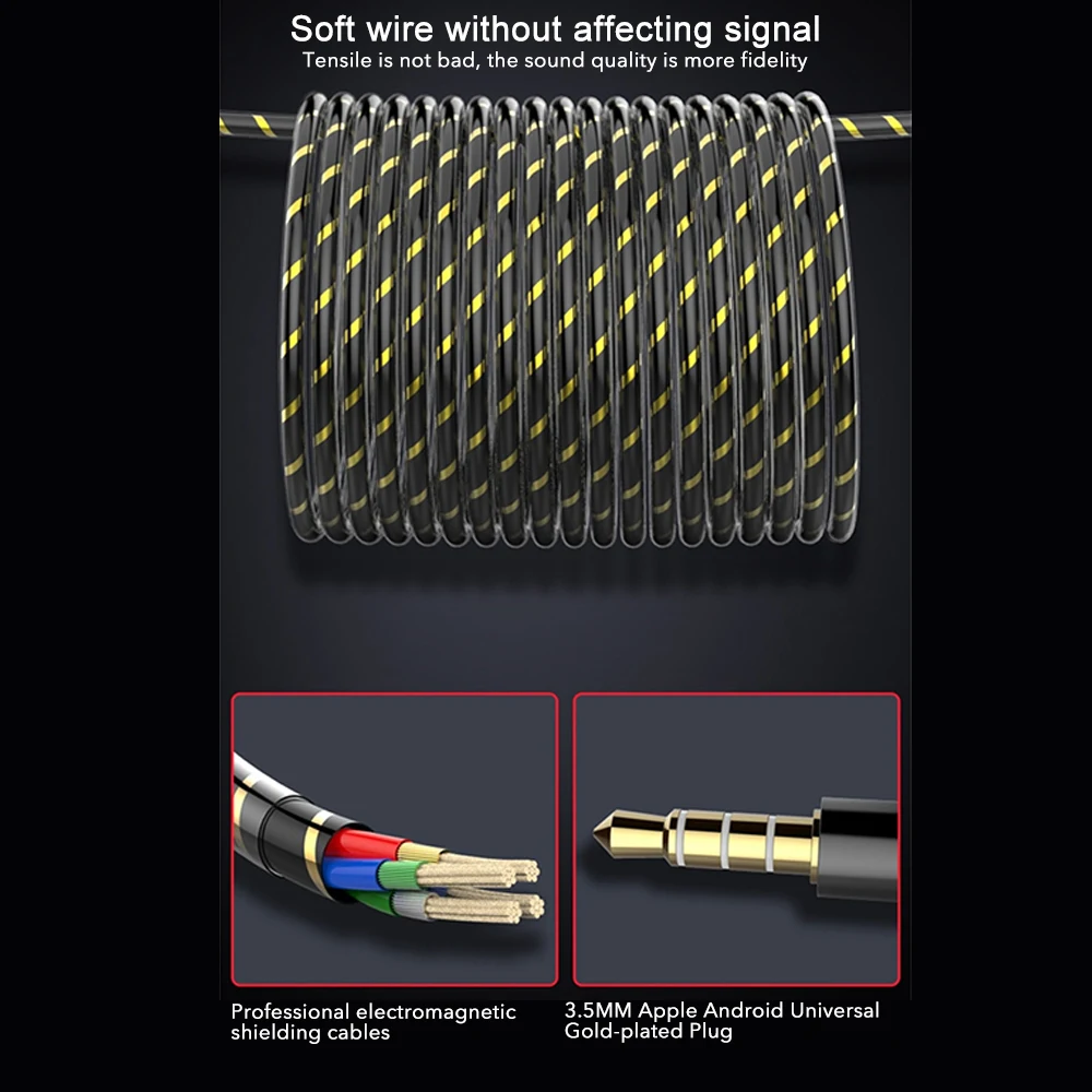 Dual Drive проводные стерео наушники вкладыши гарнитура с глубоким басом для всех