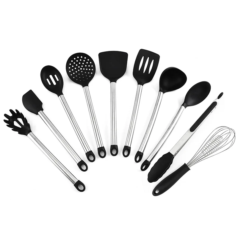 

Silicone Cooking Utensils Set Non-Stick Spatula Shovel kitchen gadgets spoon set cocina accesorios de cocina utensilios