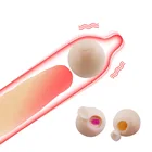 Мужская эрекция для пениса продлевает вибрацию в шарике ударный шарик силиконовый мужской презерватив мягкие шарики секс-игрушки