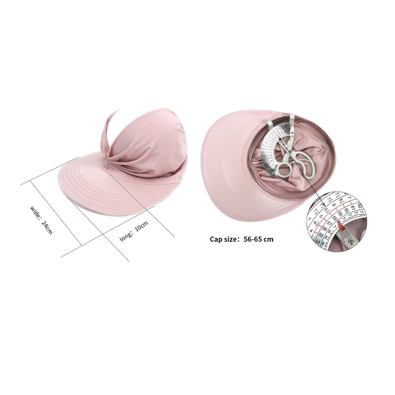 

New Arrival Summer Hat Women's Sun Visor Sun Hat Anti-ultraviolet Elastic Hollow Top Hat New Casual Caps Gorras