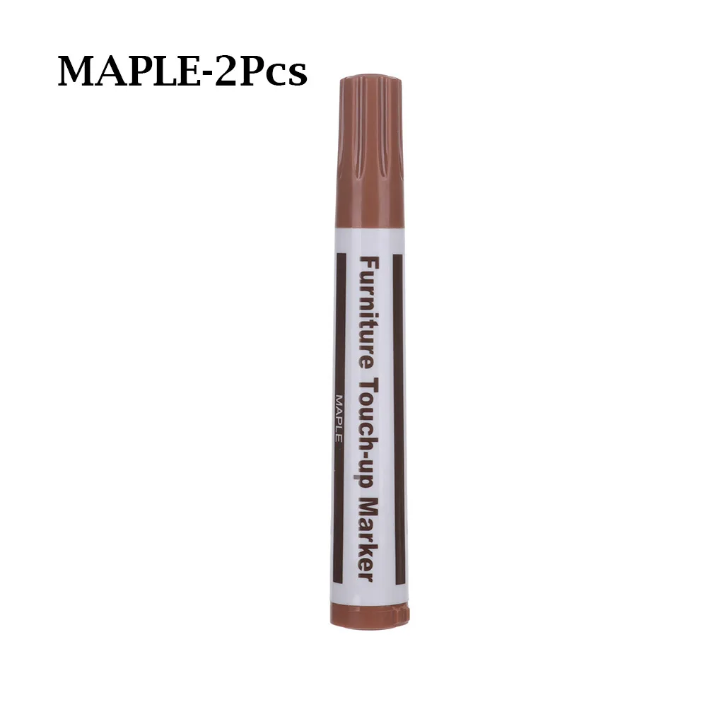 MAPLE-2Pcs 2/3/12/17 шт Ремонтный комплект Ручка патч Красящие Ручки Маркеры наполнитель палочки с защитой от царапин исправить воск восстановить задний фон с изображением деревянного пола патч Красящие ручки - Цвет: MAPLE-2Pcs