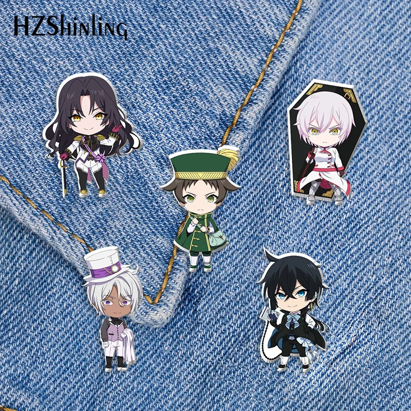 Новинка 2021 акриловая булавка для лацкана Vanitas на чехол с застежкой-бабочкой из