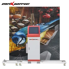 Customize Design 3D Wall Printing Machine Glass Metal Material Width Limitless Printing System
