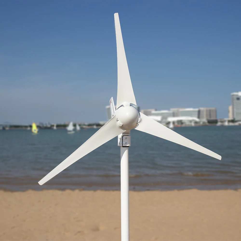 Vesdas 400W ветряной генератор 12V 24V Windturbine контроллер 3/5 лезвия Samll 2 м/с низкой скорости
