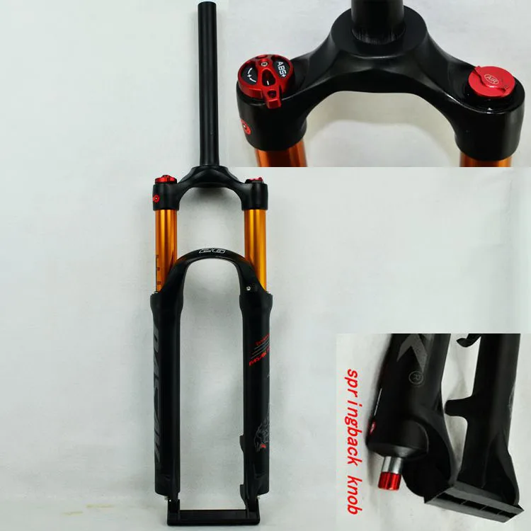 27.5HL Matte Spring Пневматическая вилка Pasak Mtb 2" 27,5" 2" Золотая трубка 1 1/8" подвесная линия для горного велосипеда с дистанционным управлением RL HL - Цвет: 27.5HL Matte Spring