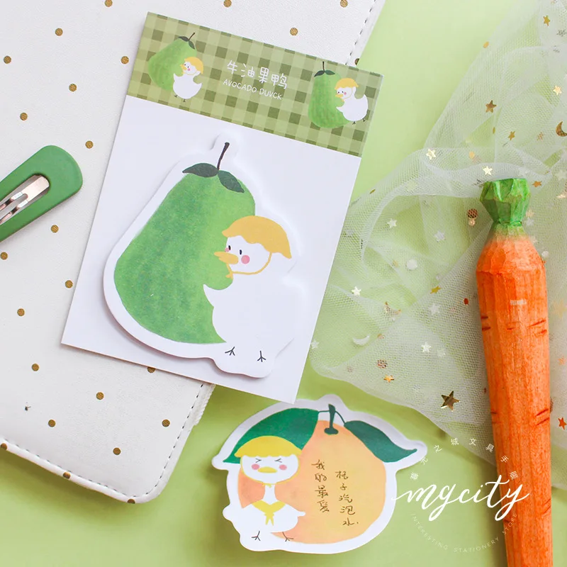 30 страниц/упаковка блокноты для заметок с фруктами и животными | Канцтовары офиса