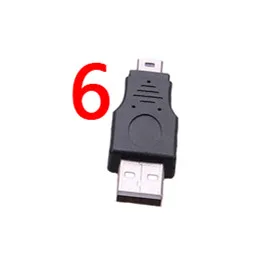 6 Несколько стилей USB OTG Mini USB Micro 5pin адаптер переходник USB мужчин и женщин Micro USB адаптер гаджеты - Цвет: 6