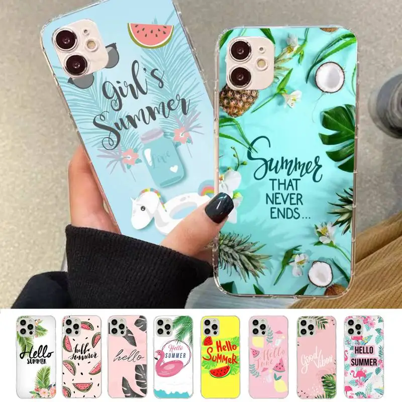 Чехол Hello Cool Summer Beach Sea для телефона iPhone 11 12 13 mini pro XS MAX 8 7 6 6S Plus X 5S SE 2020 XR | Мобильные