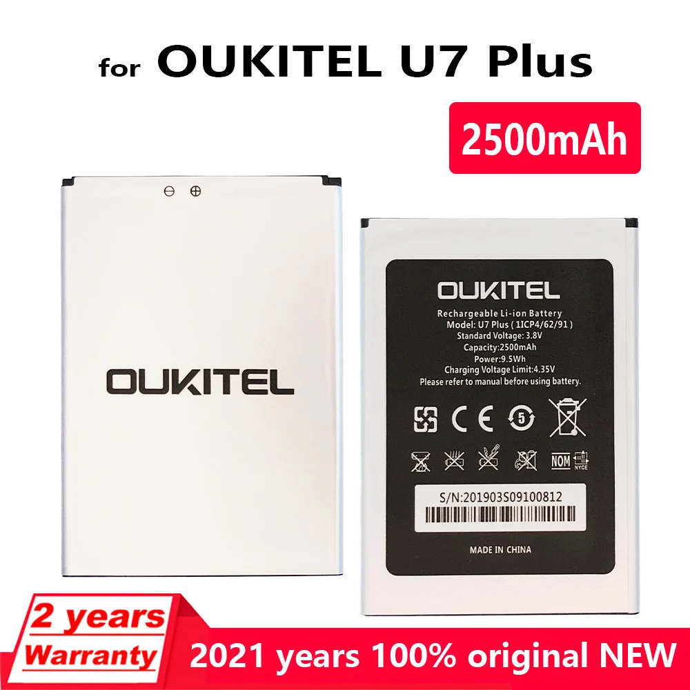 

Новый оригинальный аккумулятор 2500 мАч U7 для телефона OUKITEL U7 PRO высококачественные сменные батареи аккумулятор с номером отслеживания