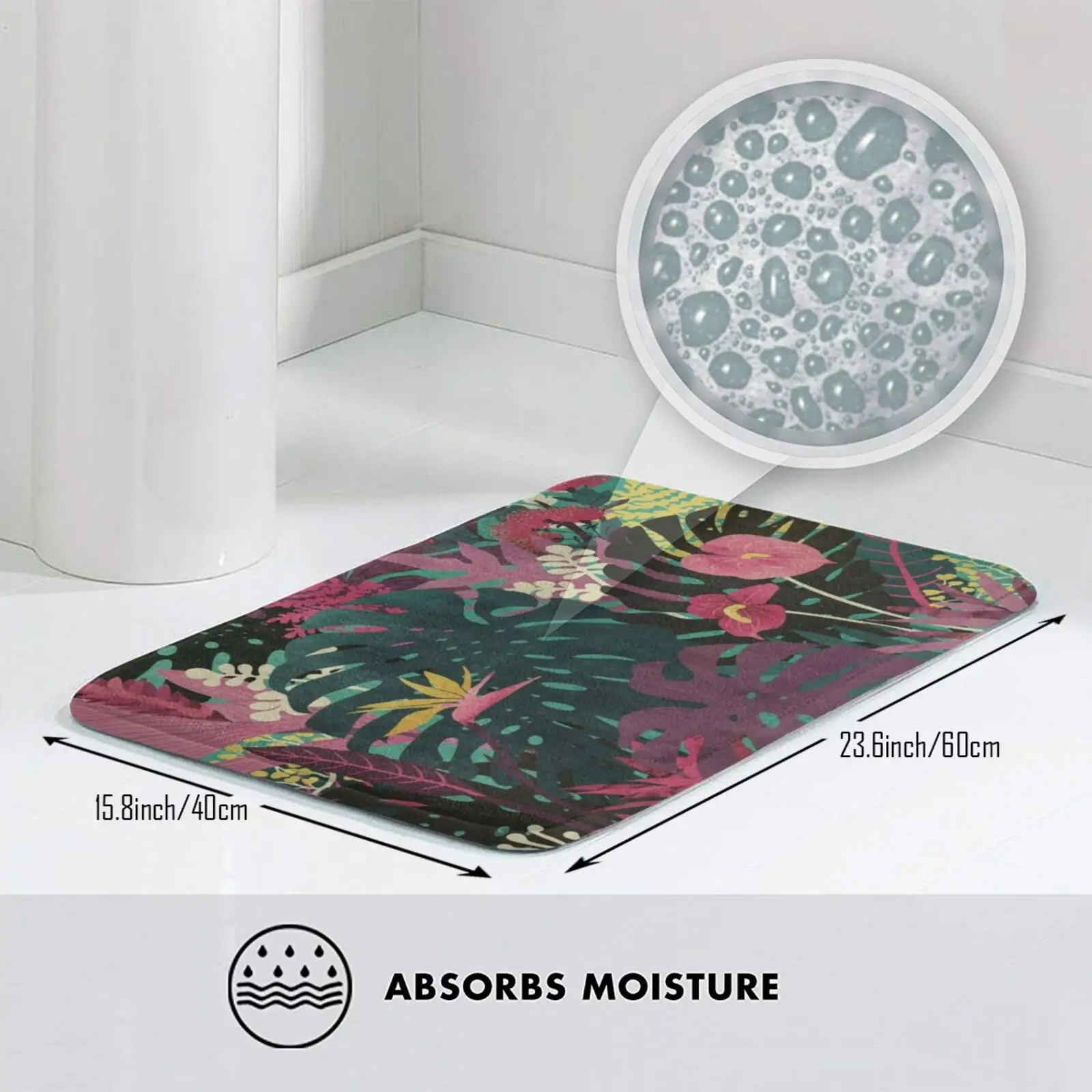 Тропические тендеры коврик ковер противоскользящие напольные коврики для