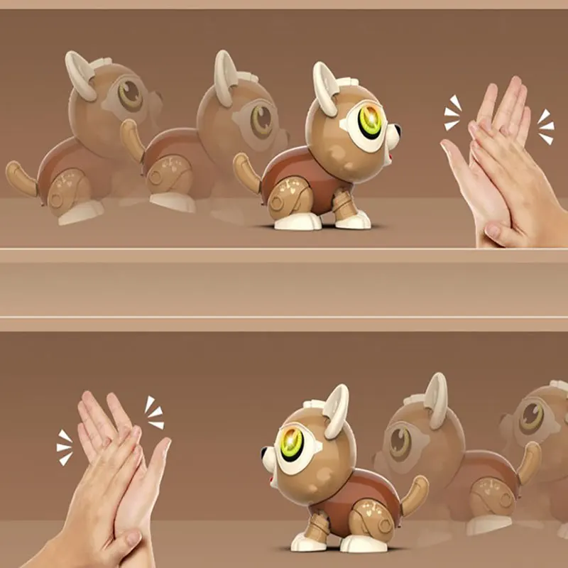 

DIY Electronic Toys Robot Dog Robotic Puppy Interactive Toy Birthday Animal Gifts For Kids Hot Creative Gift For Kids