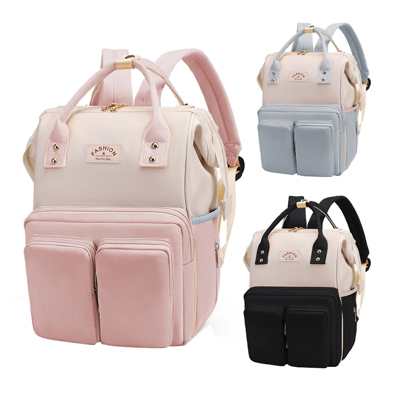 Fashion Mummy Maternity Baby Diaper Nappy Bags Large Capacity Travel Backpack Mom Nursing for Baby Care Women Pregnant Polyester