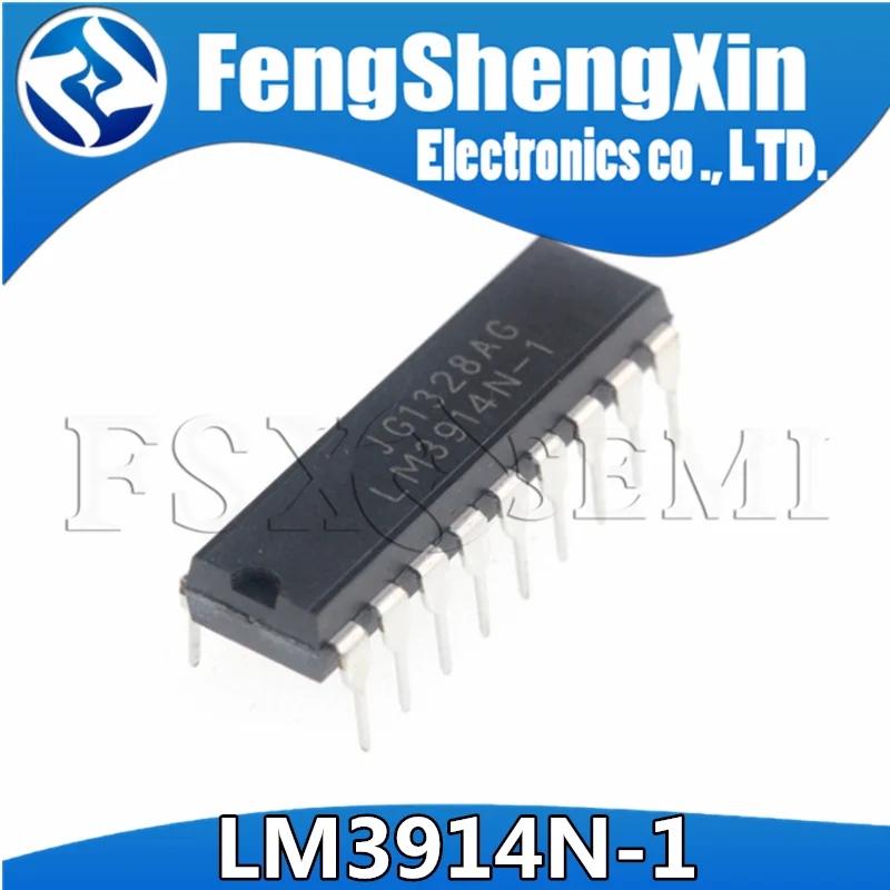 10 шт./лот светодиодный гистограммный дисплей LM3914N Драйвер IC DIP 18|led driver ic|ic ledic |