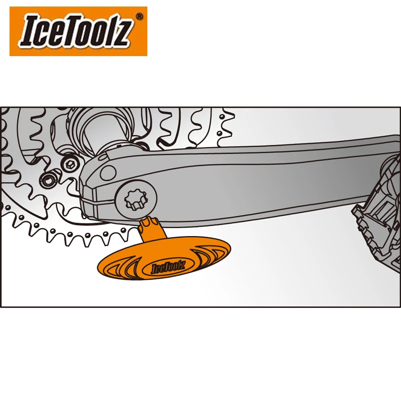Колпачки для велосипеда IceToolz 04T1 инструмент установки/высвобождения коленчатого