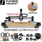 1010 QUEENBEE ULTRA ЧПУ полный комплект линейная рельсовая модернизированная точная ЧПУ-роутер гравировальная машина с новой системой натяжения
