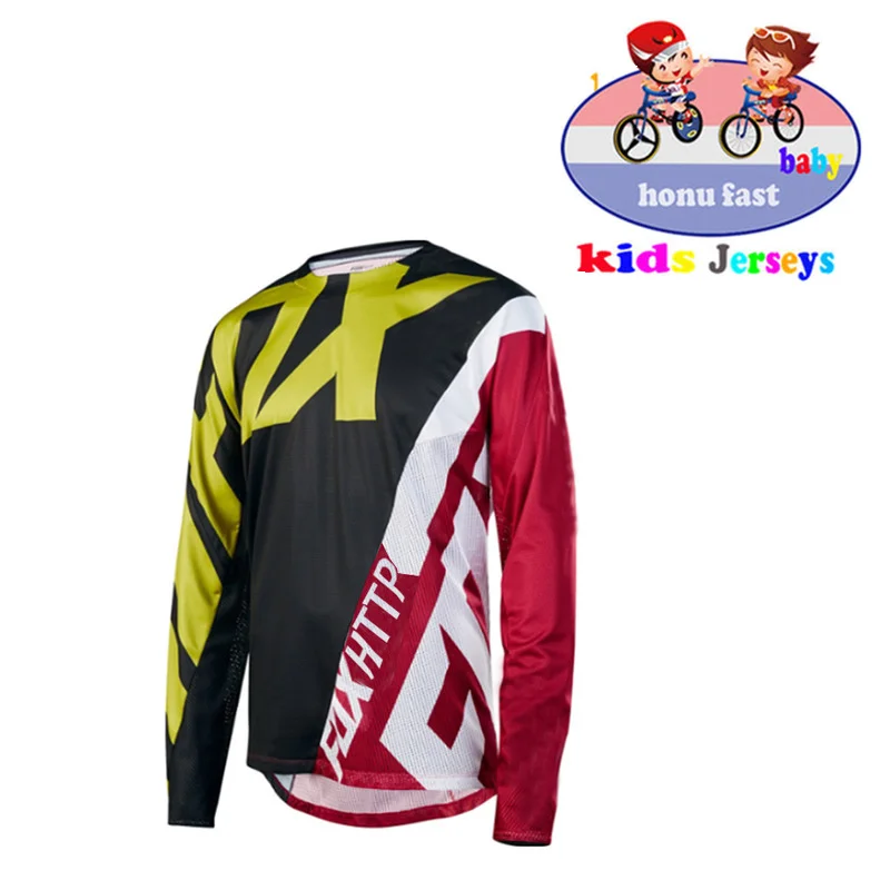 

Kids Off Road ATV Racing T-Shirt AM Fox Bicycle Cycling Bike Downhill Jersey Motorcycle Jersey Motocross MTB Camouflage D Boys