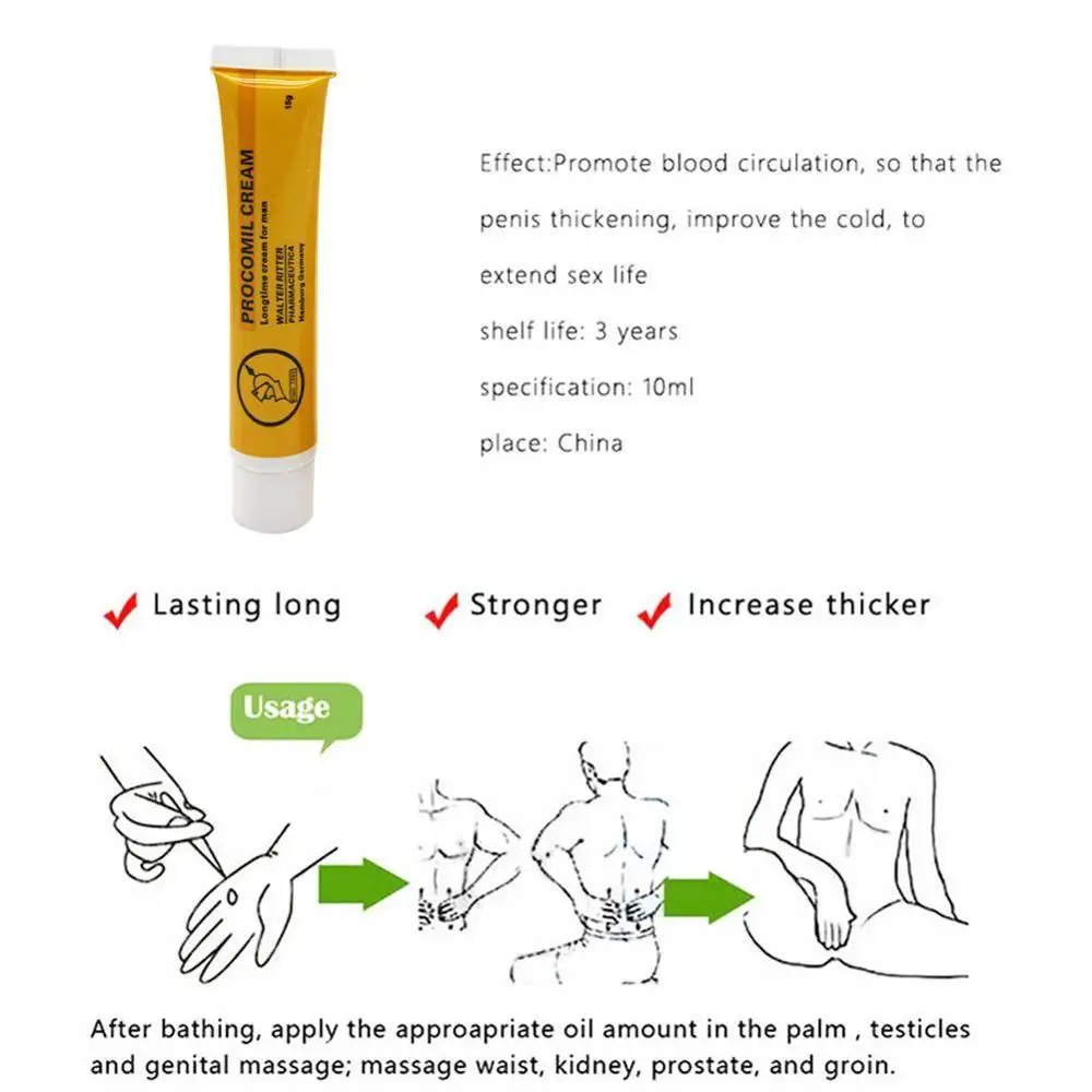 15ml Enlargement Cream Man Lasting Erection Sex Products Keep Long Time Extenal Men Delay | Красота и здоровье