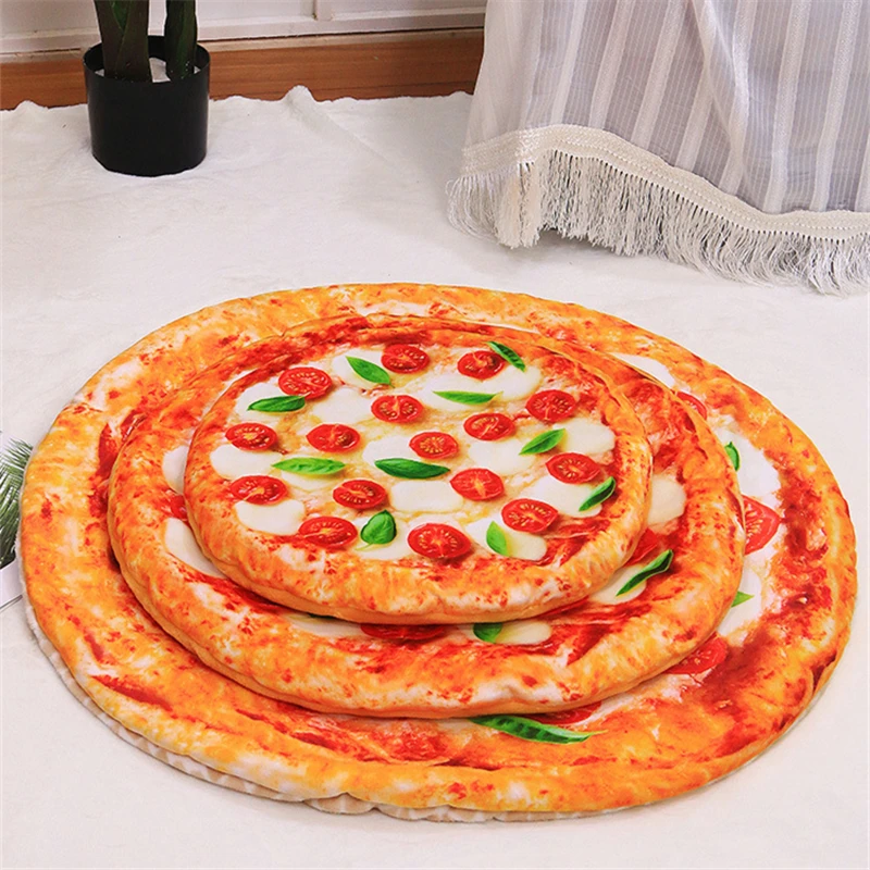 

Puppy Dog Pizza Blanket Soft Flannel Fleece Cute Sleeping Bed Mat Cover House for Dogs Pet Supplies Print /Mechanical Wash 1pc