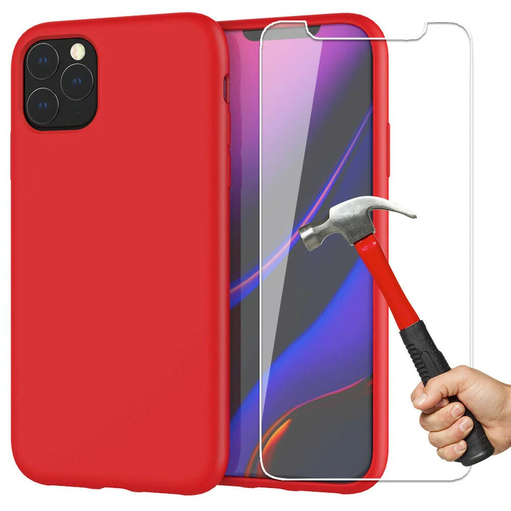 

Vitre Verre tremp Ecran + Coque Housse Pour For iPhone 11 / 11 Pro Max / X/ XS / XR