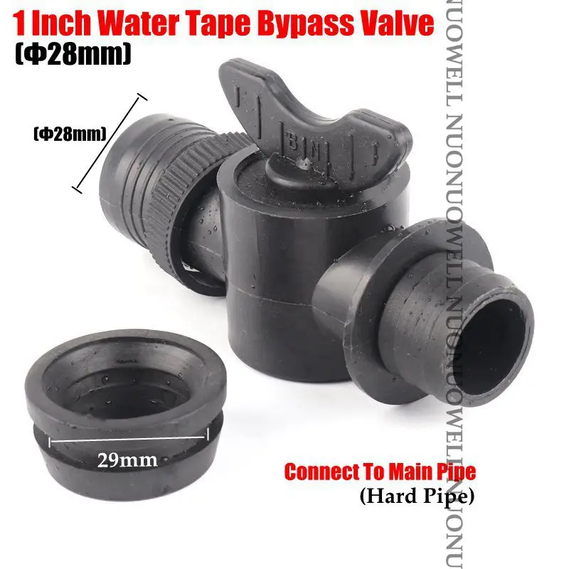 " Φ28mm 2" Φ50mm тонкий мягкий спрей лента соединитель клапан микро орошения водопровод капельного шланга соединения фитинги для труб