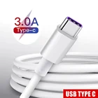 Кабель USB Type-C 3A для Xiaomi Poco x3, кабель USB C для Redmi note 10 pro, зарядный кабель для телефона