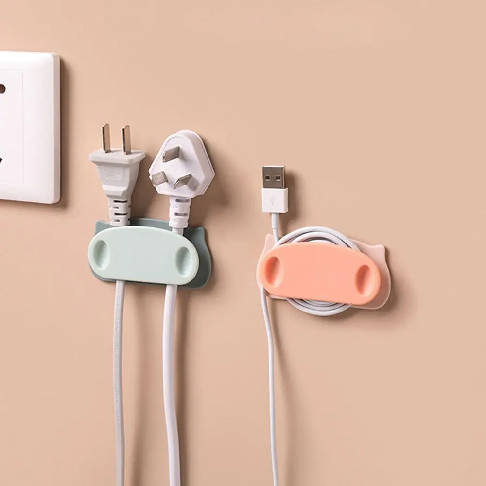 Cross Cable Organizer Clip Silicone USB Winder Flexible Management Clips For Headphone Earphone | Дом и сад
