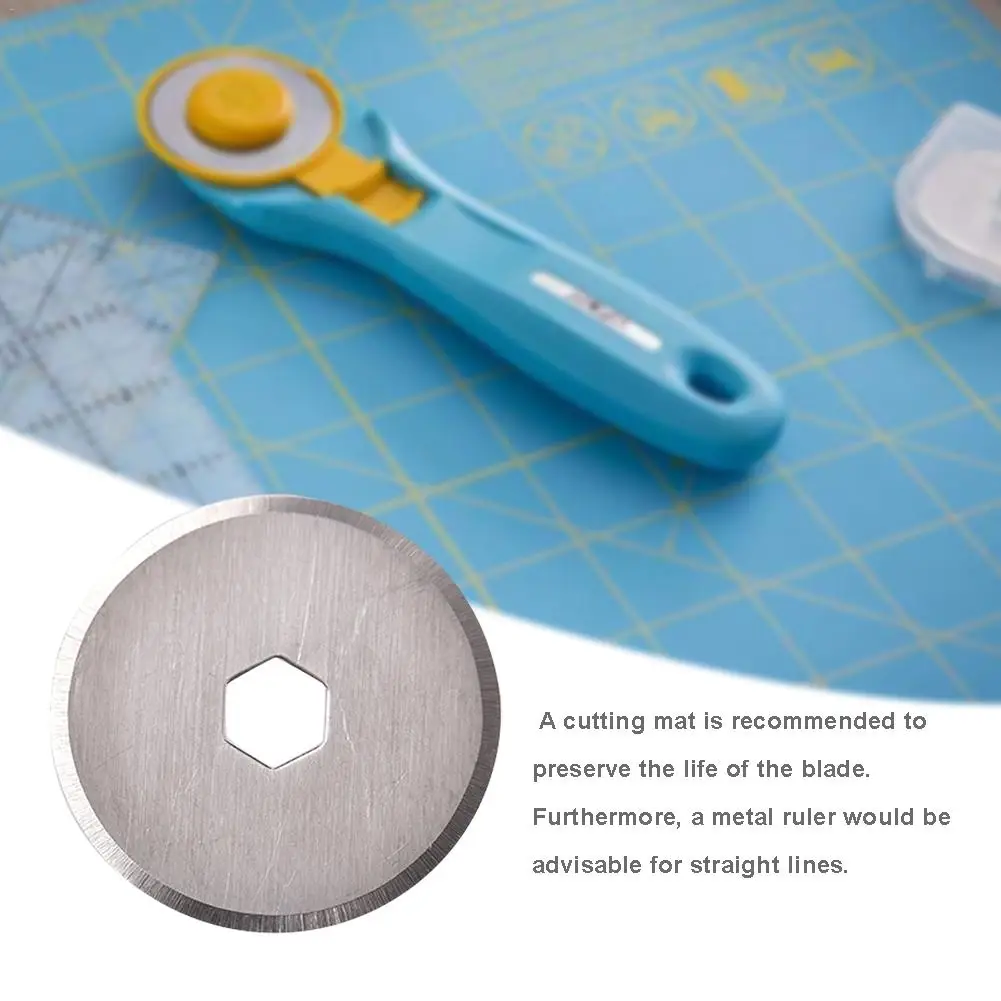 10 шт./лот 18 мм вращающийся резак Сменное лезвие швейные Лоскутные фотографии