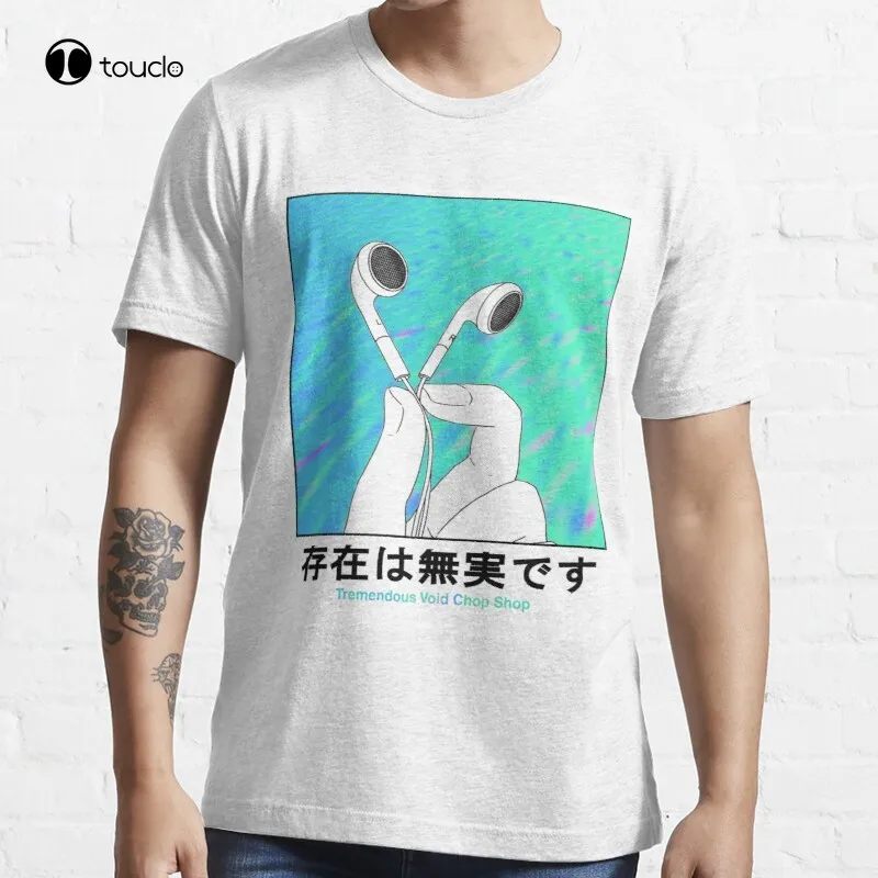 

Aesthetic Headphones Retro Hipster Gear Shirt T-Shirt Cotton Tee Shirt