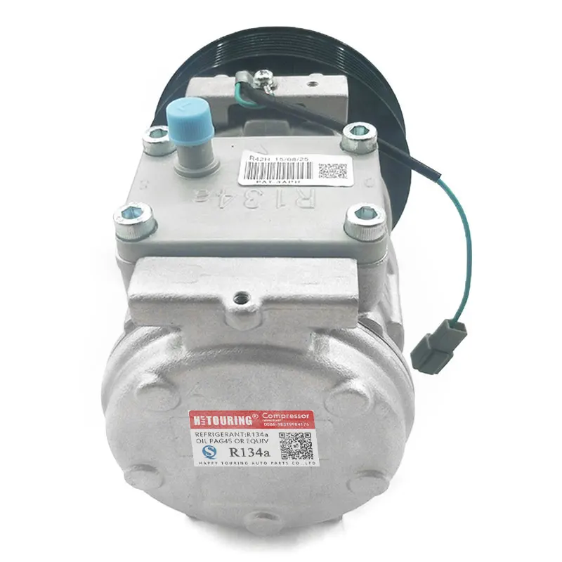 Компрессор переменного тока 10PA17C для John Deere AH169875 AN221429 RE196923 RE46609 RE69716 SE501459 SE501462