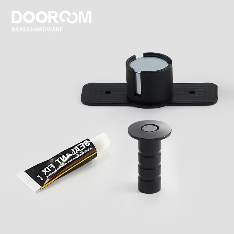 Латунные дверные упоры сверхмощный дверной держатель Магнитный Невидимый