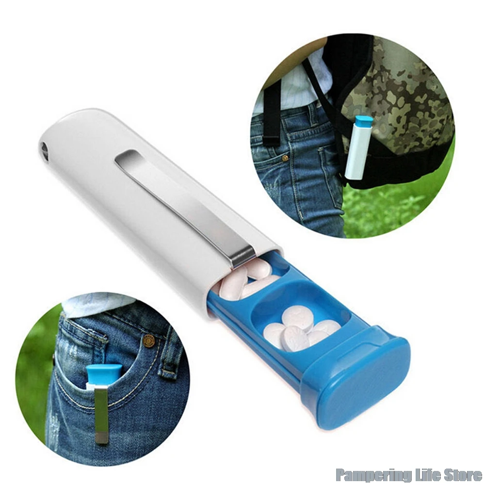 

1 шт., дорожный органайзер для лекарств, 3 ячейки