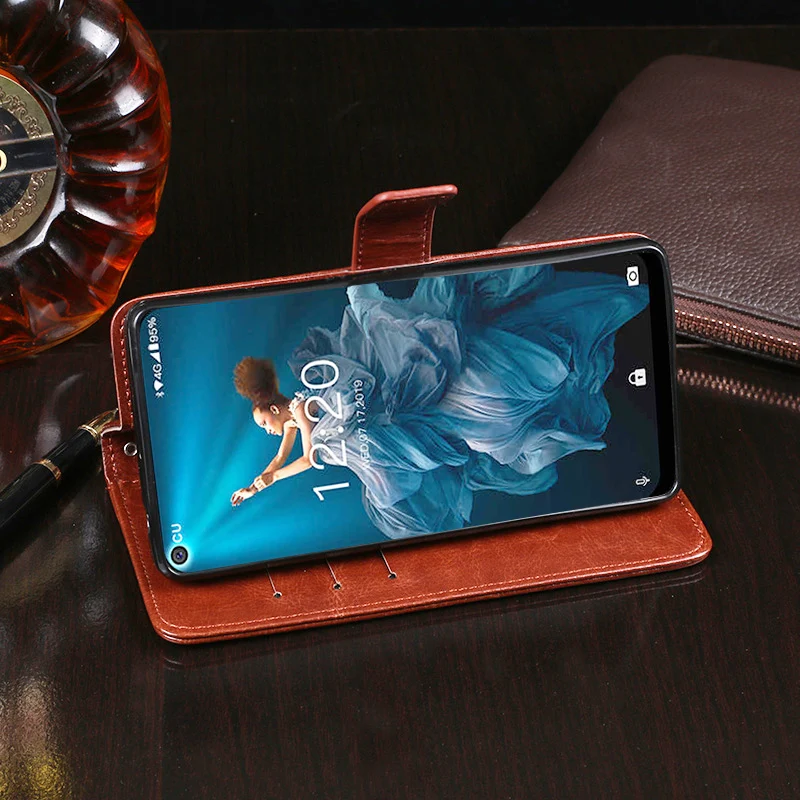 Для Oukitel C17 Pro Чехол-Бумажник Флип деловой кожаный чехол для телефона Fundas Чехол Capa
