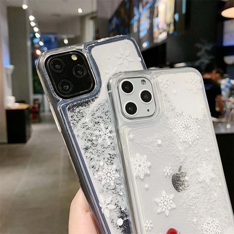 Модный Блестящий чехол с жидким песком для iPhone 11 XS Pro XR Max X защитный s iPhione 7 8 Plus 6s