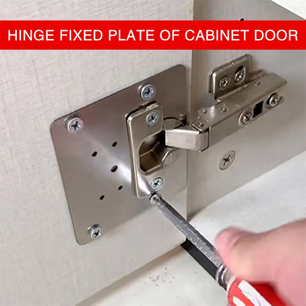 

Hinge Repair Plate Kitchen Cupboard Door Hinge Repair Kit Cabinet Hinge Repair Side Panels Mount Accessories Cupboard Hinge