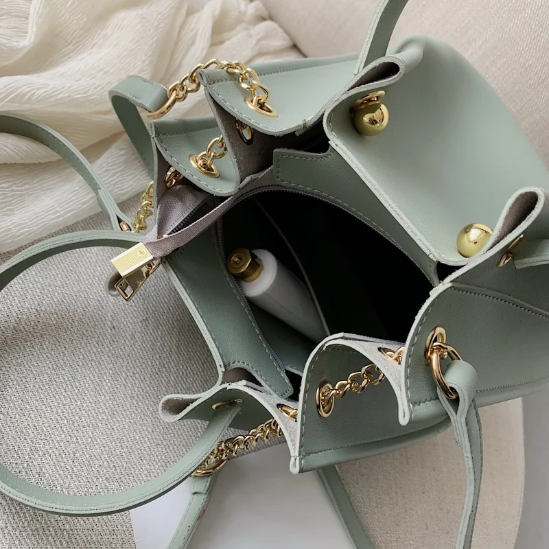 2019 Сумки из искусственной кожи с круглой ручкой для женщин новые сумки через