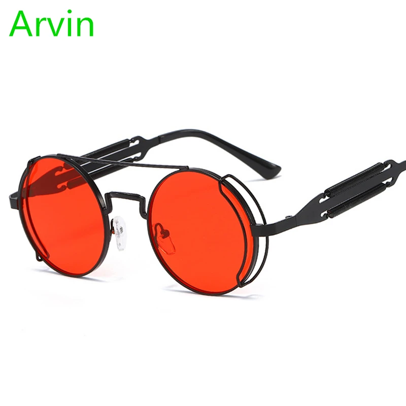 Классические готические металлические солнцезащитные очки в стиле стимпанк