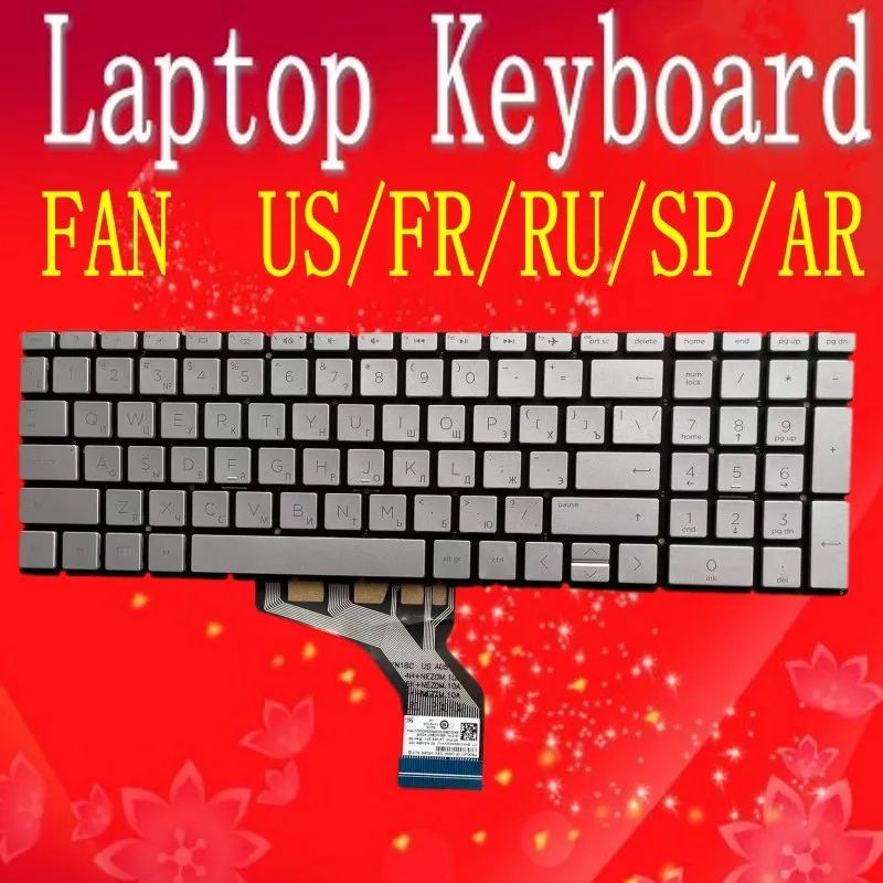 

ru for hp pavilion 15-da 15-db TPN-C135 250 g7 255 g7 15s-du 15s-dy 15-dw 15-cs Laptop Notebook Replacement Keyboard Computer