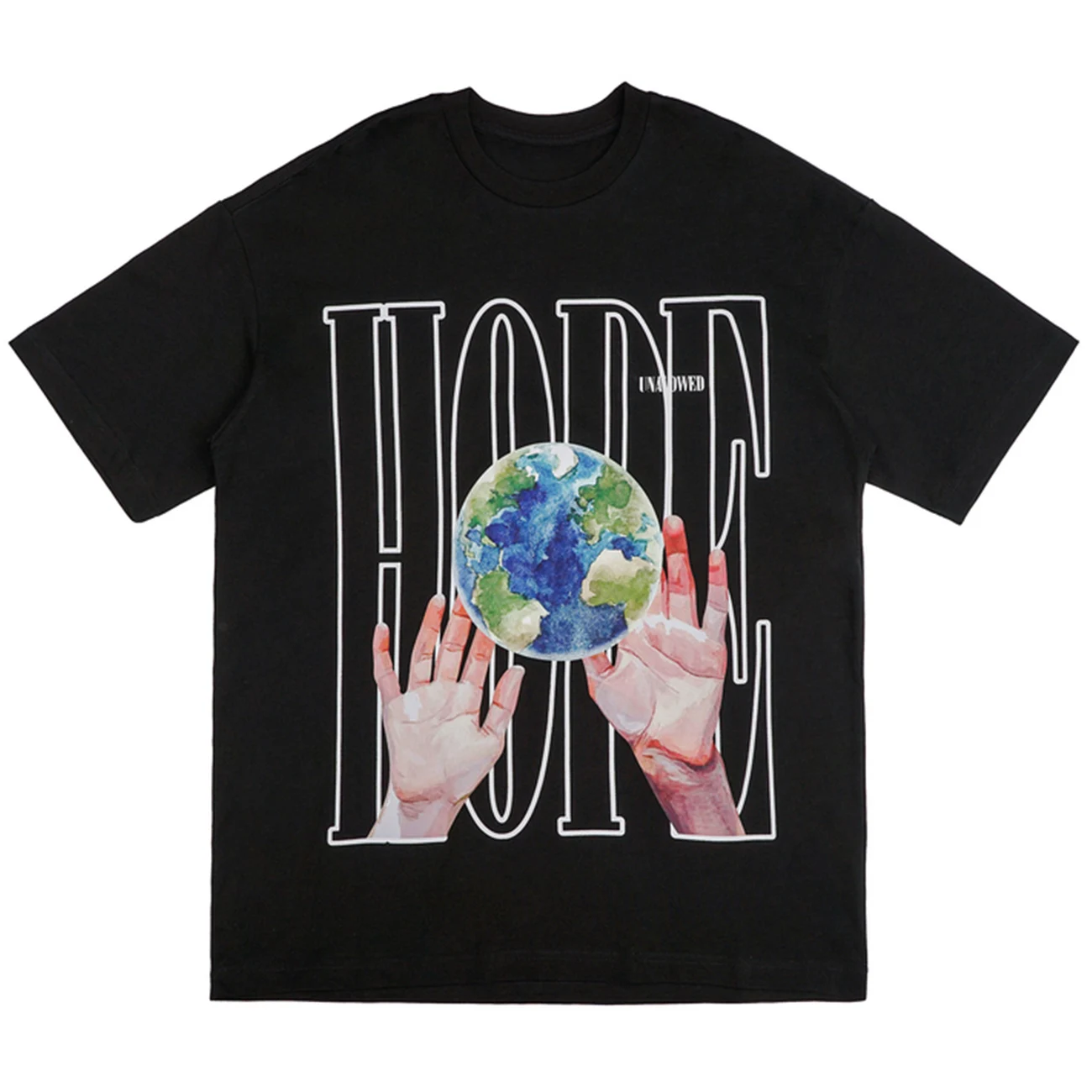 

LACIBLE Tshirts Streetwear Hip Hop Harajuku Earth Print Casual Tees Shirts Men Fashion Cotton Short Sleeve Tops Summer T-Shirt