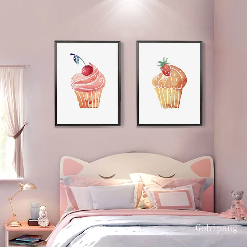 Кекс настенные художественные плакаты на скандинавскую тему и принты живопись